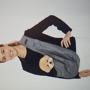 Dog Sling Pet Carrier Small & Medium Dog, Cat Travel Puppy Bag, 15-20 lbs